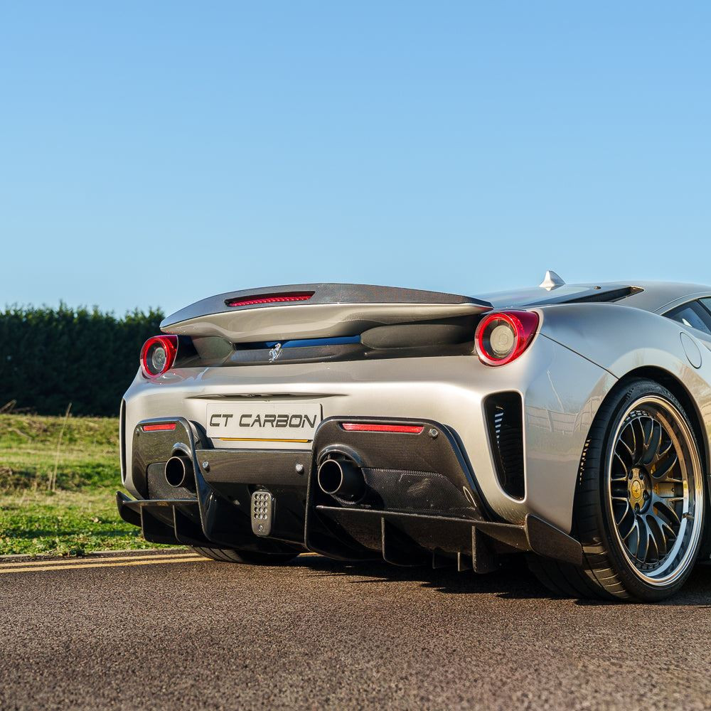 FERRARI 488 PISTA CARBON FIBRE SPOILER - CT DESIGN FERRARI 488 PISTA CARBON FIBRE SPOILER - CT DESIGN