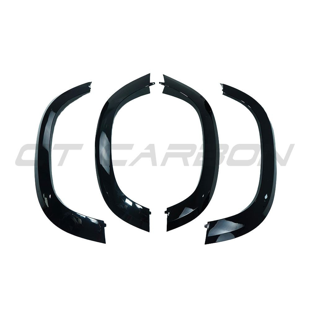 LAND ROVER DEFENDER L663 90 GLOSS BLACK WIDE ARCH FENDERS