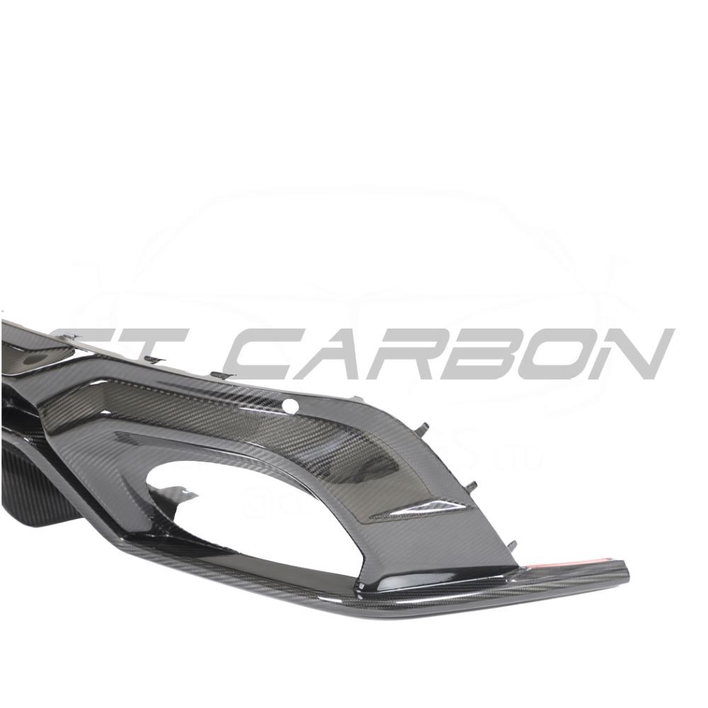 AUDI RSQ8 2020-2024 PRE-FACELIFT CARBON FIBRE DIFFUSER (Matte Carbon) - CT DESIGN
