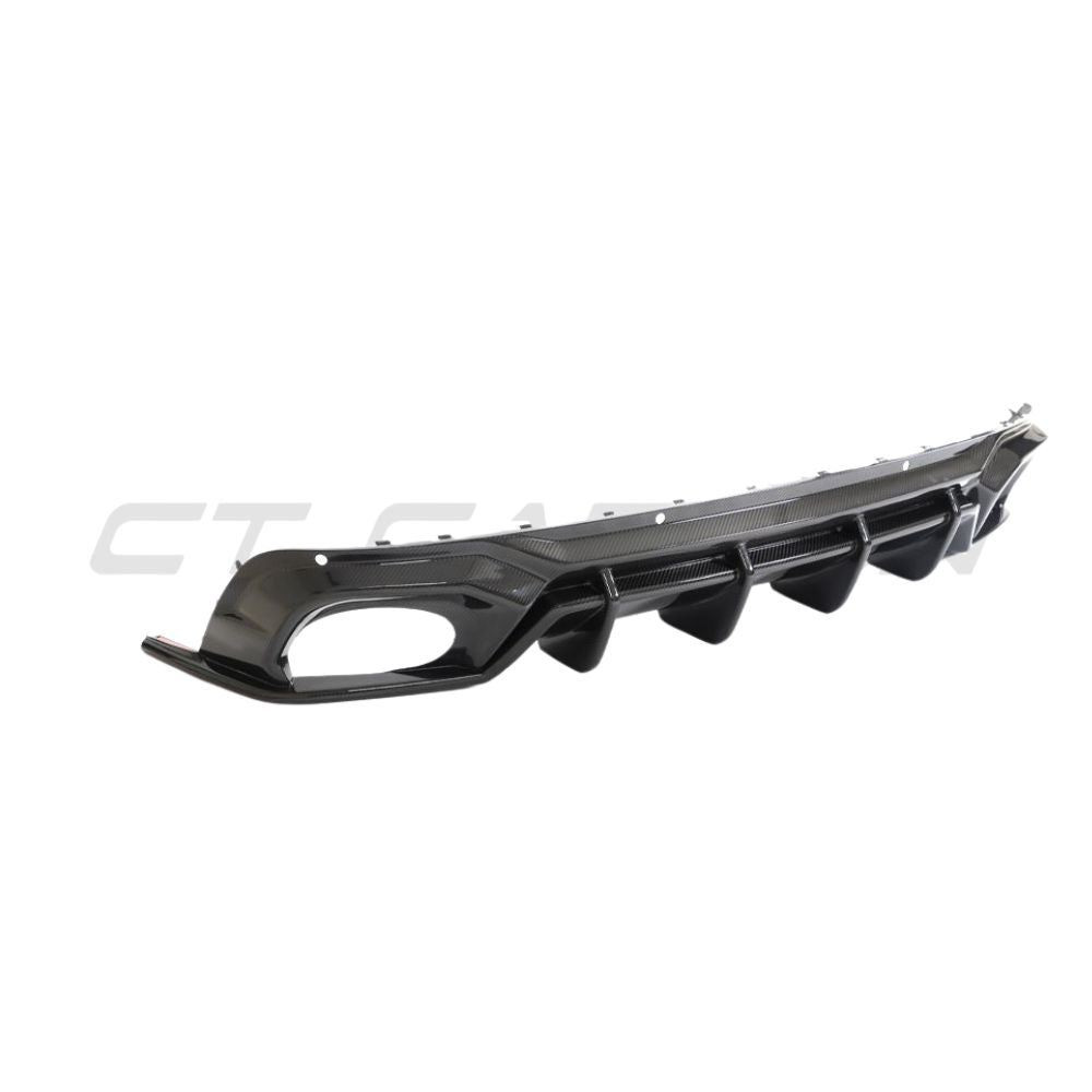 AUDI RSQ8 2020-2024 PRE-FACELIFT CARBON FIBRE DIFFUSER (Matte Carbon) - CT DESIGN