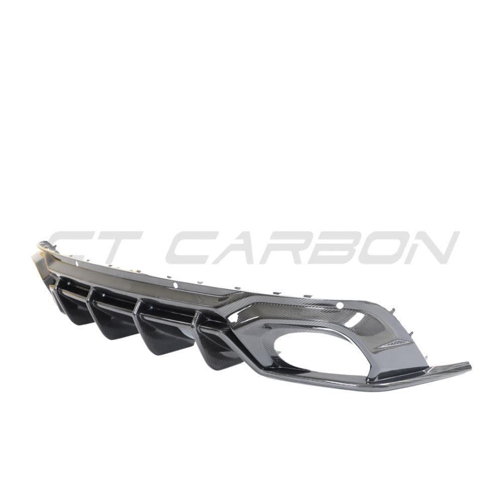 AUDI RSQ8 2020-2024 PRE-FACELIFT CARBON FIBRE DIFFUSER (Matte Carbon) - CT DESIGN