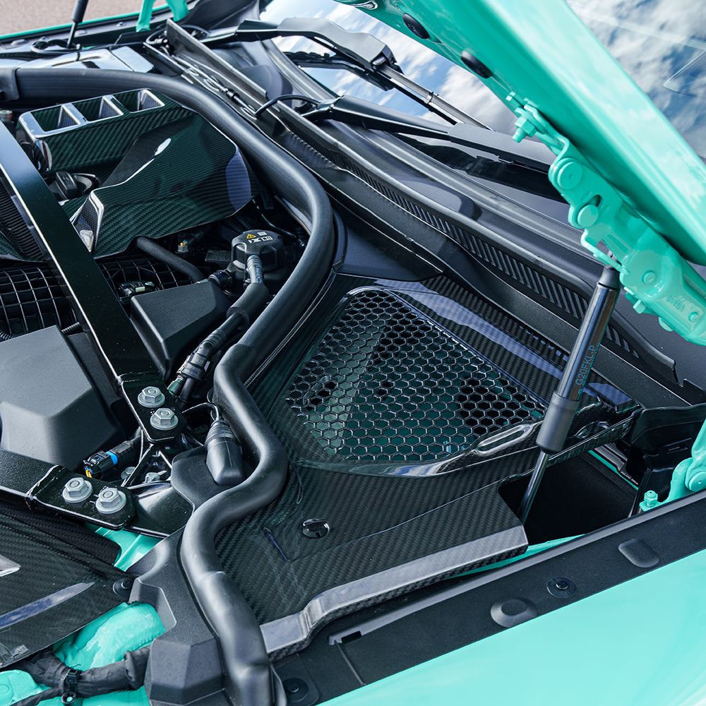 BMW M2 M3 & M4 G87/G80/G81/G82/G83 CARBON FIBRE ENGINE BAY UPPER TRIM - RHD BMW M2 M3 & M4 G87/G80/G81/G82/G83 CARBON FIBRE ENGINE BAY UPPER TRIM - RHD