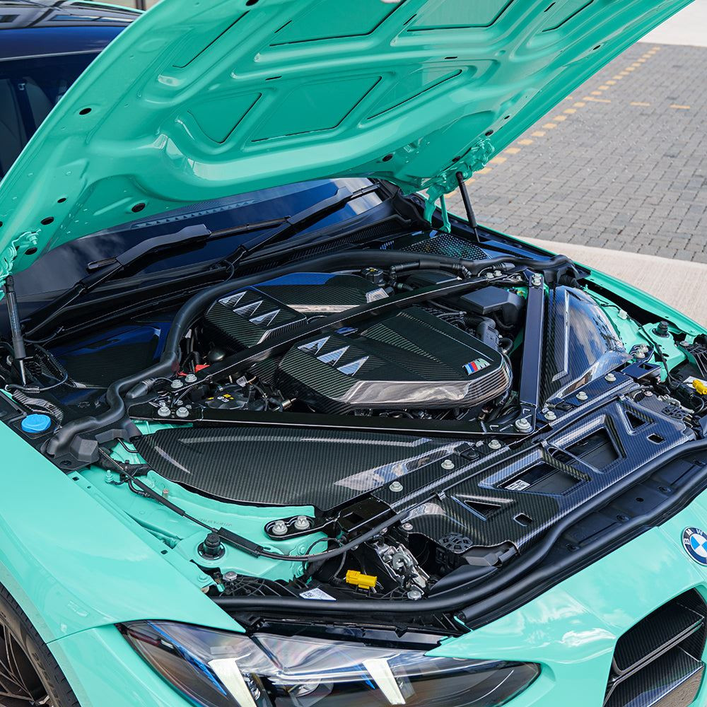 BMW M2 M3 & M4 G87/G80/G81/G82/G83 CARBON FIBRE ENGINE BAY UPPER TRIM - RHD BMW M2 M3 & M4 G87/G80/G81/G82/G83 CARBON FIBRE ENGINE BAY UPPER TRIM - RHD