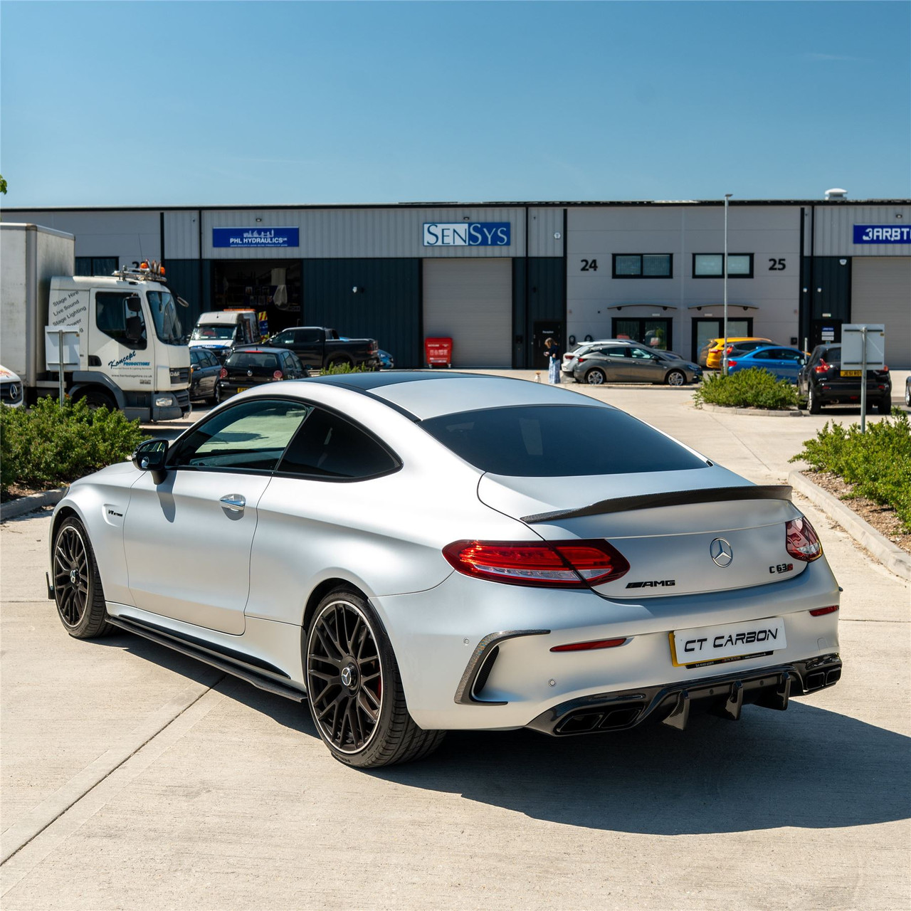 MERCEDES C63/C63S W205 COUPE CARBON SPOILER - V1