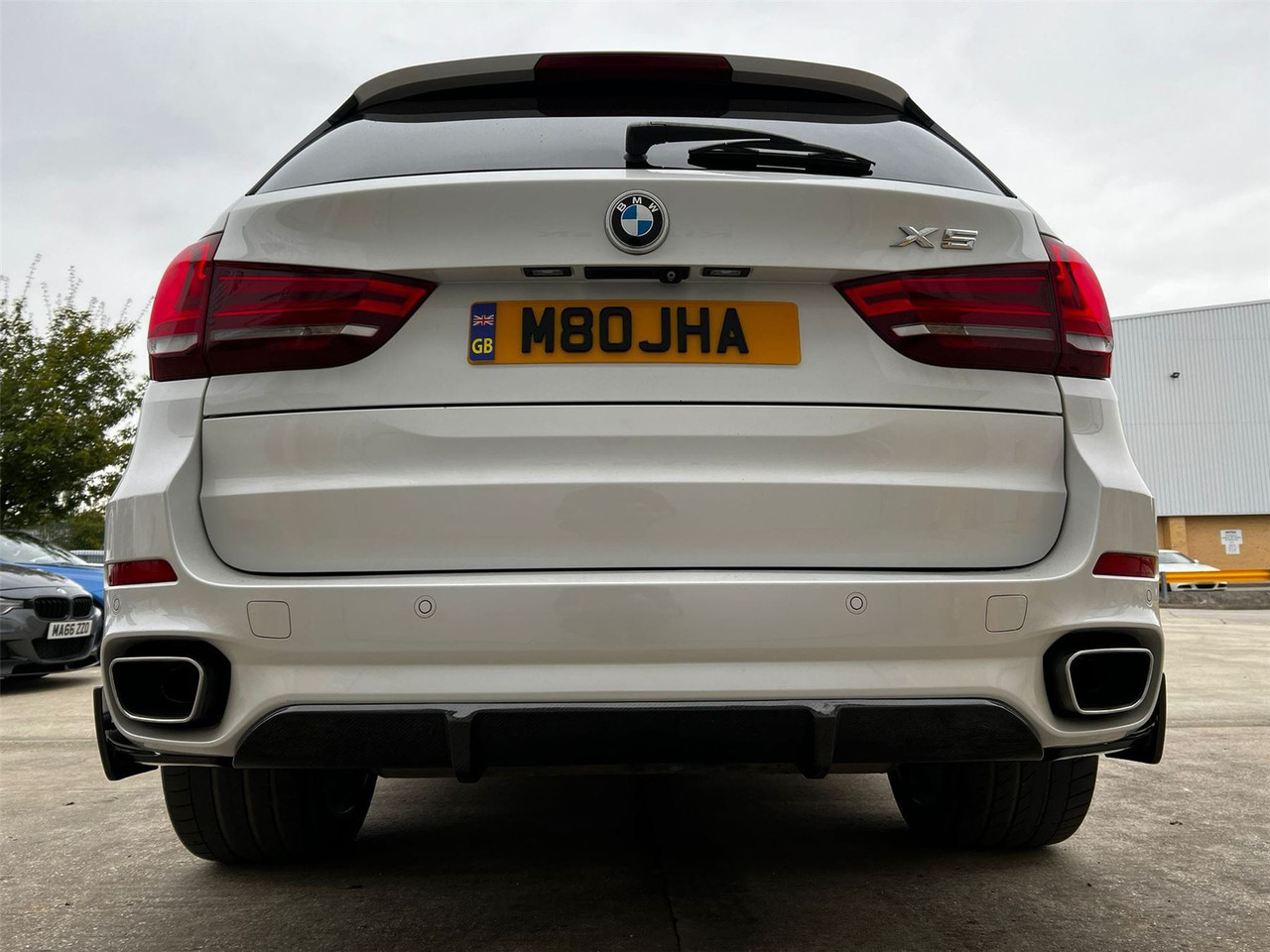 BMW F15 X5 CARBON FIBRE REAR CANARDS
