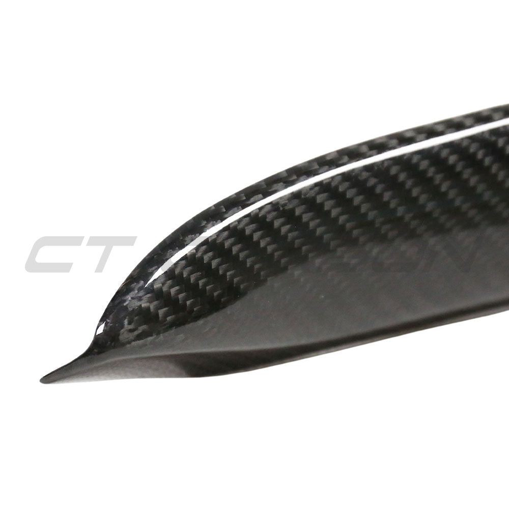 TESLA MODEL 3 FACELIFT 2023+ CARBON FIBRE INTERIOR DOOR PANEL TRIM ADD ON