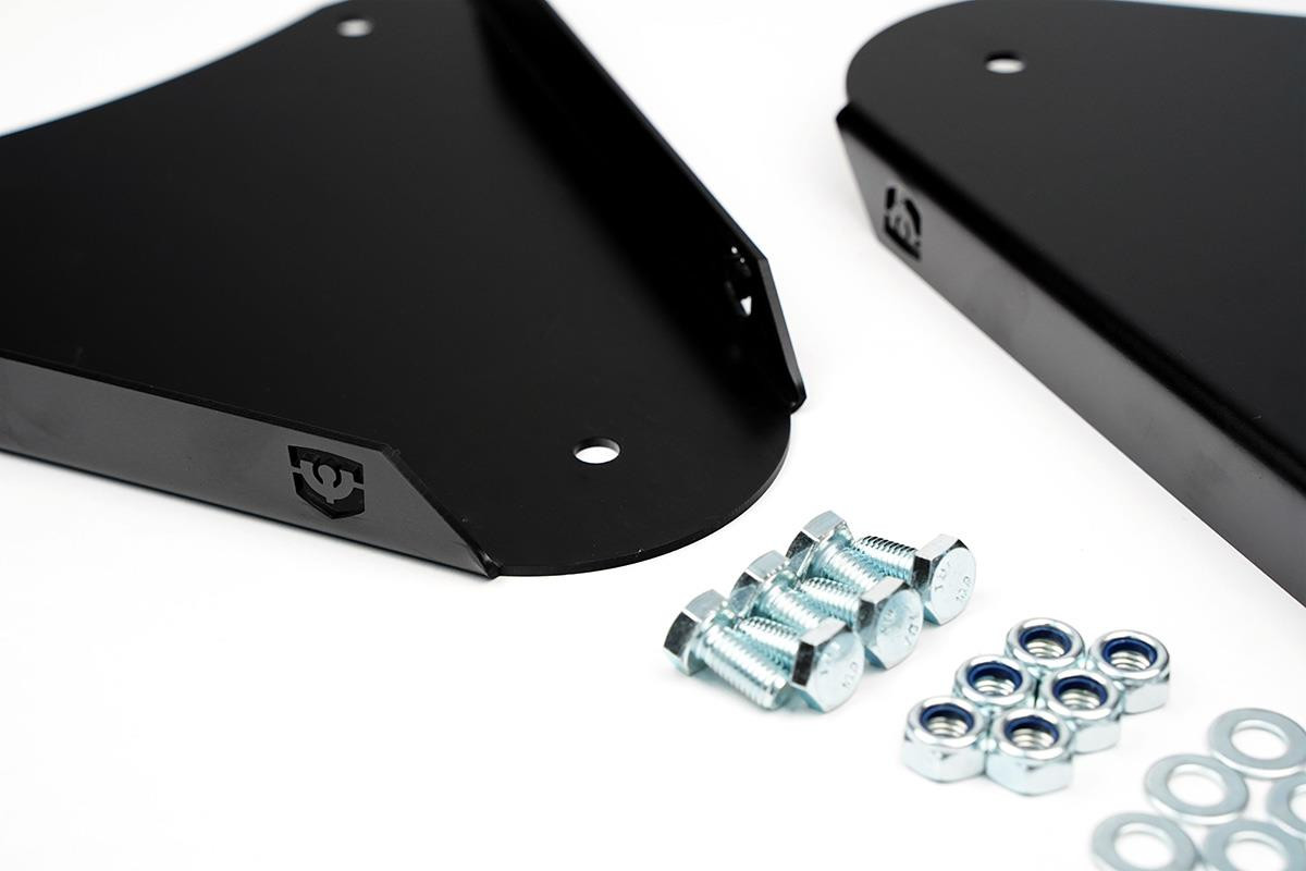 Rear Control Arm Skid Plates for VW Touareg 7L / Porsche Cayenne Rear Control Arm Skid Plates for VW Touareg 7L / Porsche Cayenne