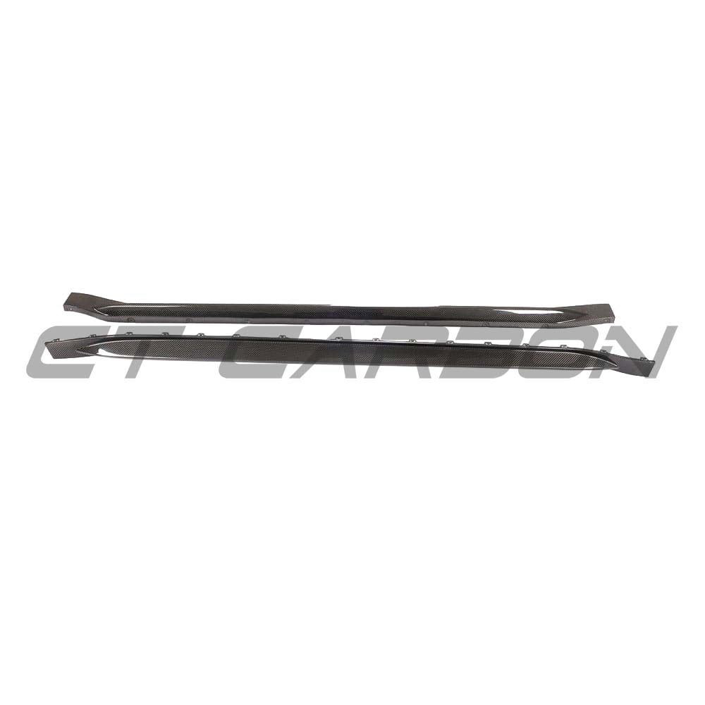 BMW M3 G80/G81 CARBON FIBRE SIDE SKIRT REPLACEMENT - V4 - CT DESIGN BMW M3 G80/G81 CARBON FIBRE SIDE SKIRT REPLACEMENT - V4 - CT DESIGN