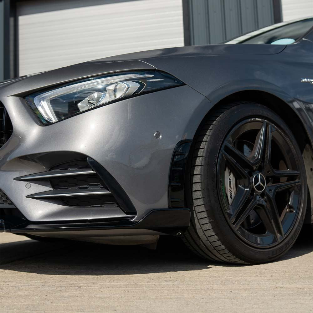 MERCEDES A-CLASS W177 2018-2022 GLOSS BLACK FRONT BUMPER VENTS