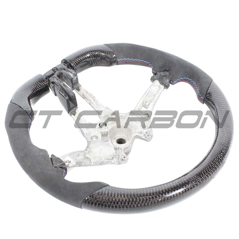 BMW FXX CARBON FIBRE / ALCANTARA FLAT BOTTOM STEERING WHEEL