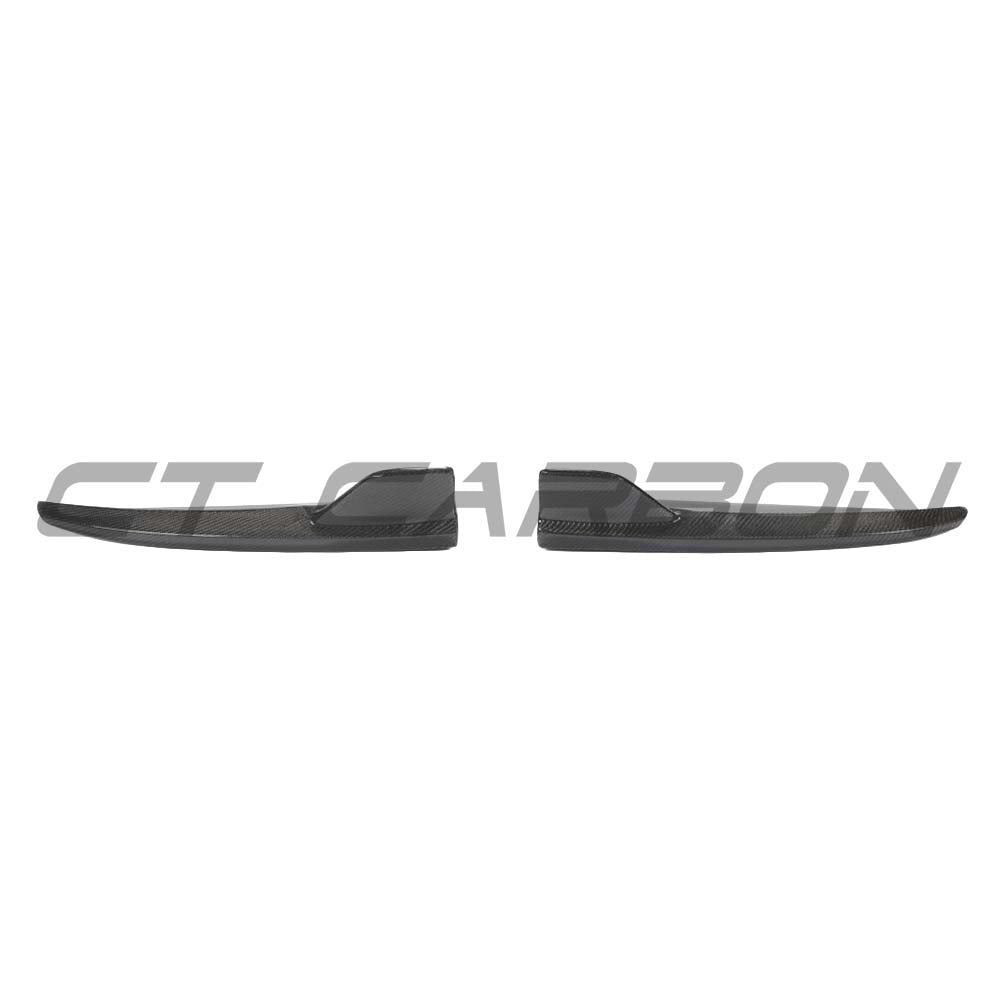 MERCEDES W205 C-CLASS & C63 2015-2018 CARBON FIBRE SPLITTER CORNERS