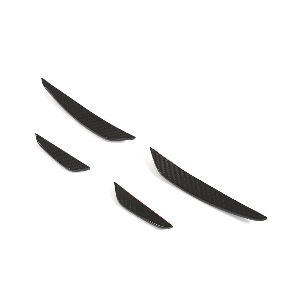 AUDI RS3 8Y 2025+ CARBON FIBRE FRONT BUMPER CANARDS - CT DESIGN