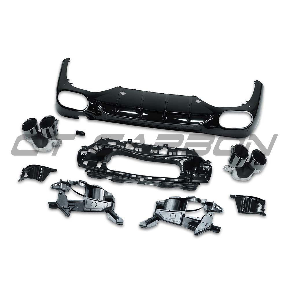 MERCEDES E-CLASS W214 2024+ DIFFUSER WITH TIPS MERCEDES E-CLASS W214 2024+ DIFFUSER WITH TIPS