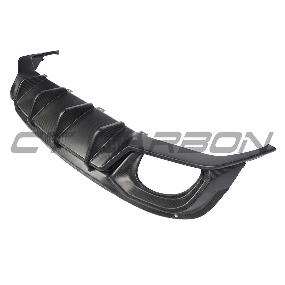 AUDI RSQ8 2025+ FACELIFT MATTE CARBON FIBRE DIFFUSER - CT DESIGN