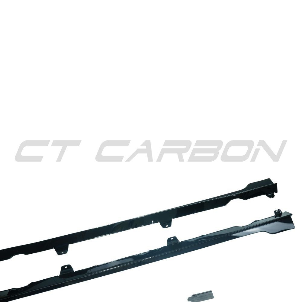 VOLKSWAGEN GOLF GTI/GTD MK7/7.5 2014-2020 GLOSS BLACK SIDE SKIRTS - TC STYLE