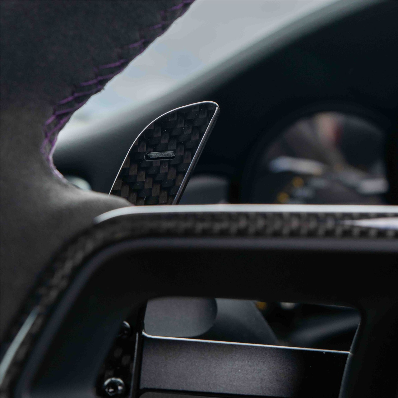 PORSCHE 911/CAYMAN/BOXSTER/CAYENNE/MACAN 2013+ MAGNETIC CARBON FIBRE PADDLES