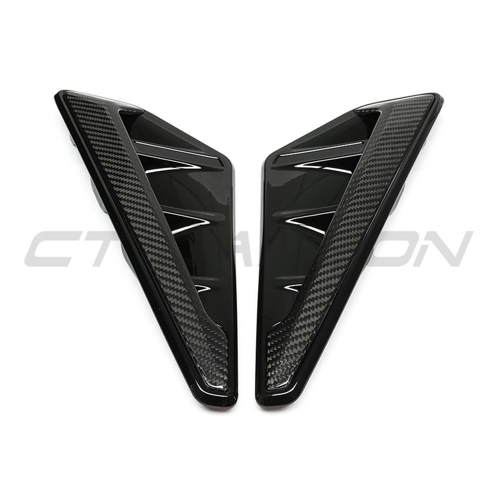 BMW F95 X5M 2019-2022 (PRE-LCI) CARBON FIBRE FRONT FENDER TRIM