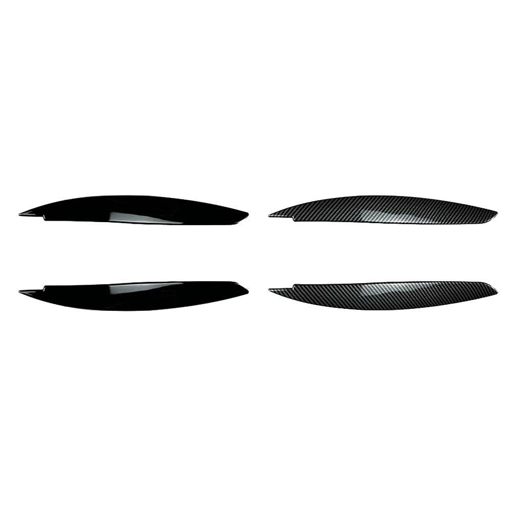 BMW 1 SERIES (E81/E82/E87/E88) 2004-2013 GLOSS BLACK EYEBROWS
