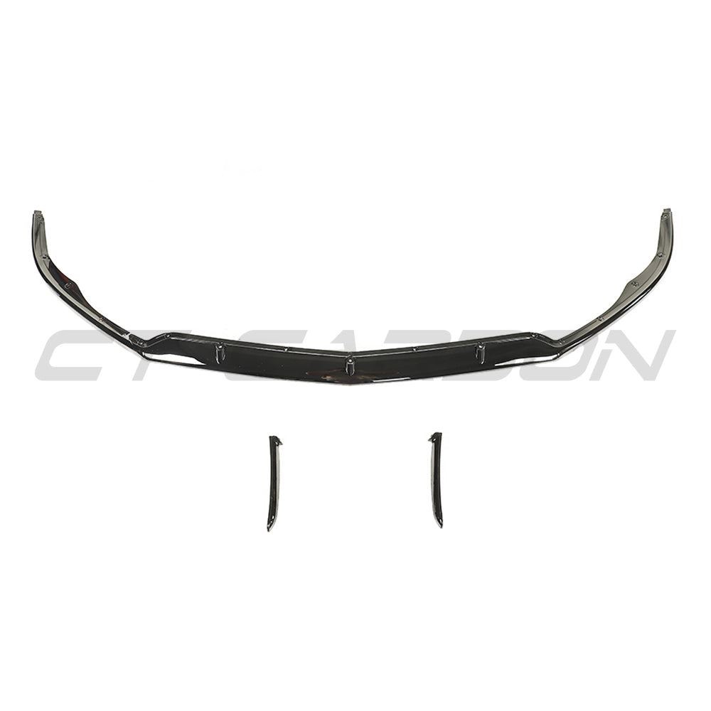 MERCEDES W205 C63 COUPE 2015-2018 GLOSS BLACK SPLITTER - V1 MERCEDES W205 C63 COUPE 2015-2018 GLOSS BLACK SPLITTER - V1