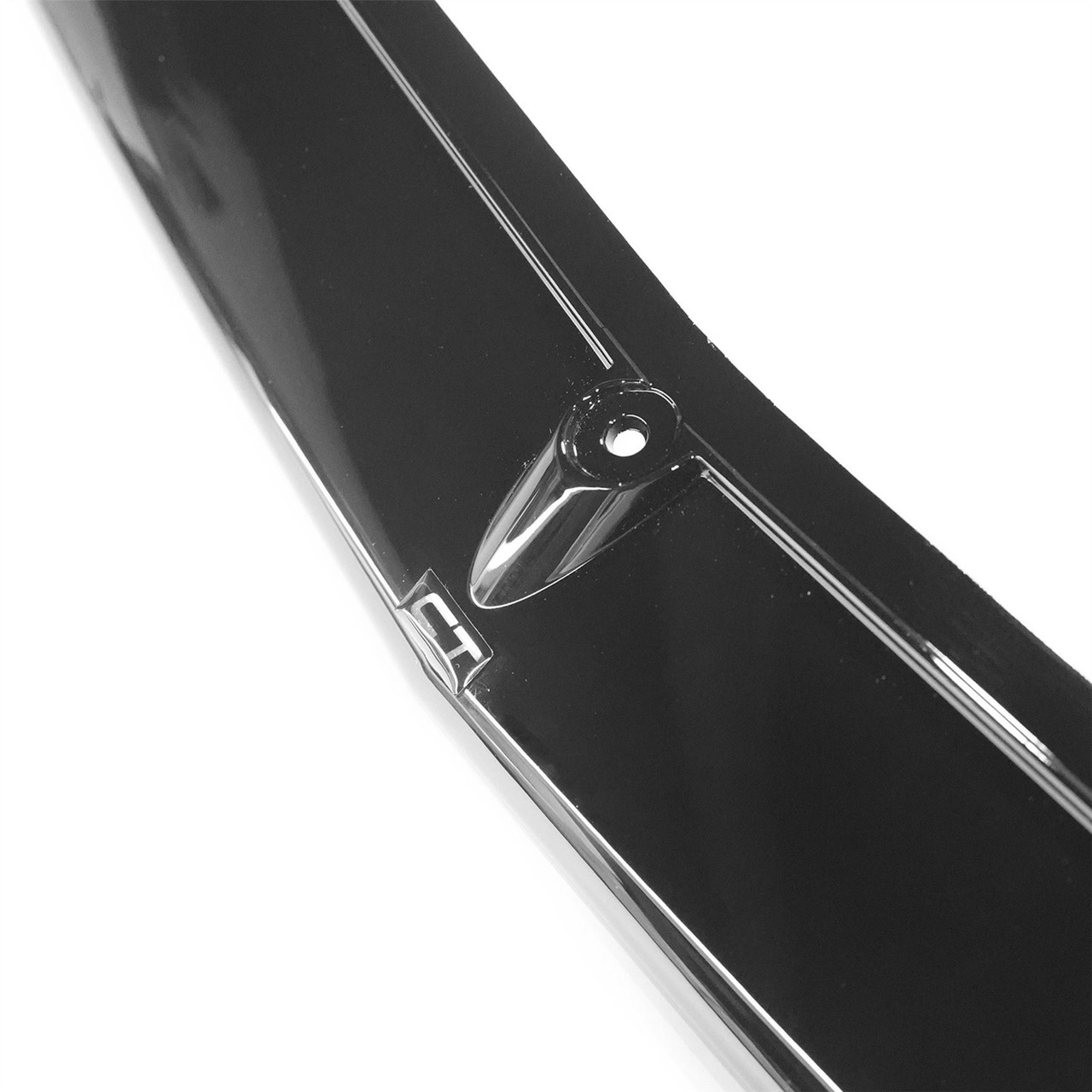 MERCEDES W205 C63 COUPE 2015-2018 GLOSS BLACK SPLITTER - V1 MERCEDES W205 C63 COUPE 2015-2018 GLOSS BLACK SPLITTER - V1