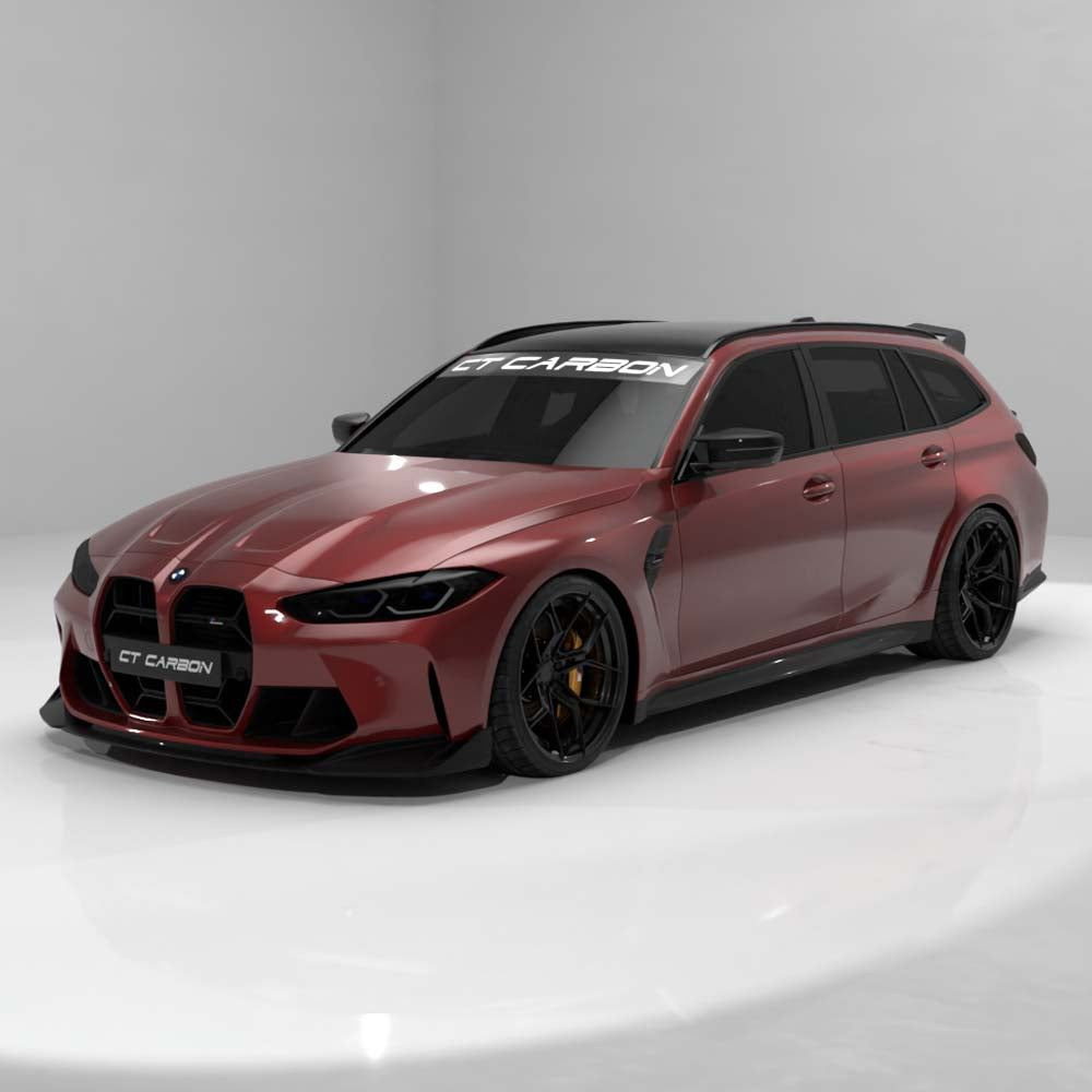 BMW G81 M3 & G21 3 SERIES TOURING 2018+ CARBON FIBRE ROOF SPOILER - V4 - CT DESIGN BMW G81 M3 & G21 3 SERIES TOURING 2018+ CARBON FIBRE ROOF SPOILER - V4 - CT DESIGN