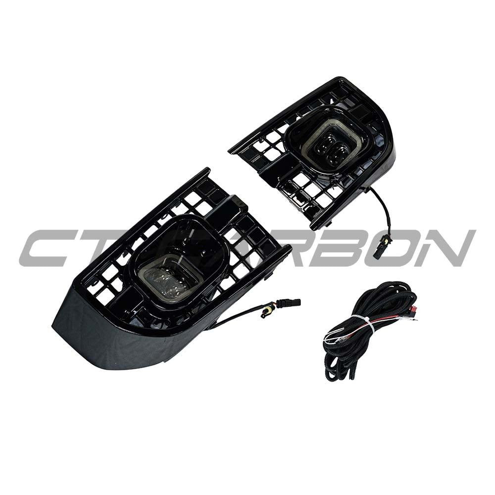 DEFENDER 90/110/130 L663 2020+ GLOSS BLACK FOG LIGHTS DEFENDER 90/110/130 L663 2020+ GLOSS BLACK FOG LIGHTS