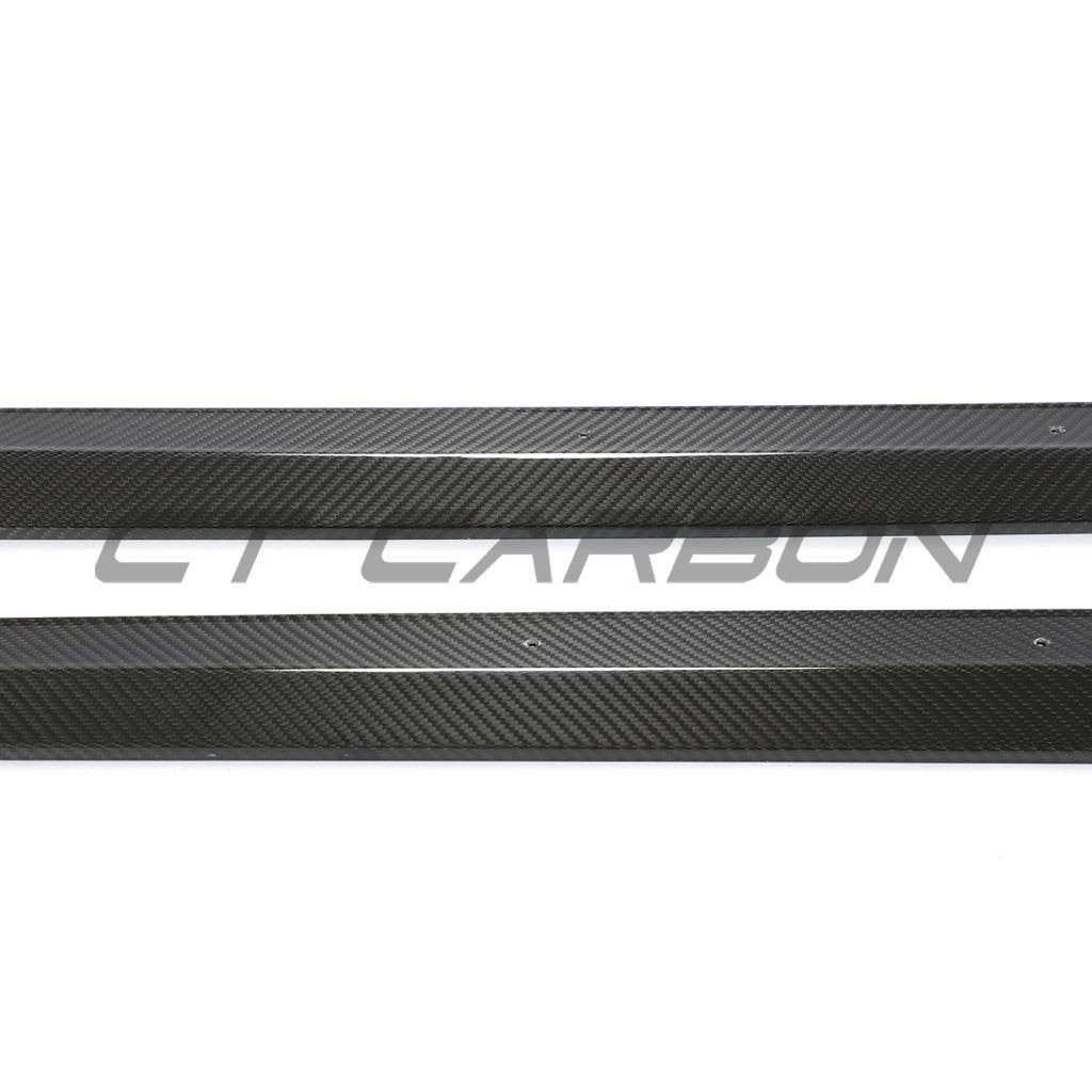 AUDI RS6/RS7 C8 AVANT 2019+ CARBON FIBRE SIDE SKIRTS - V1 - CT DESIGN