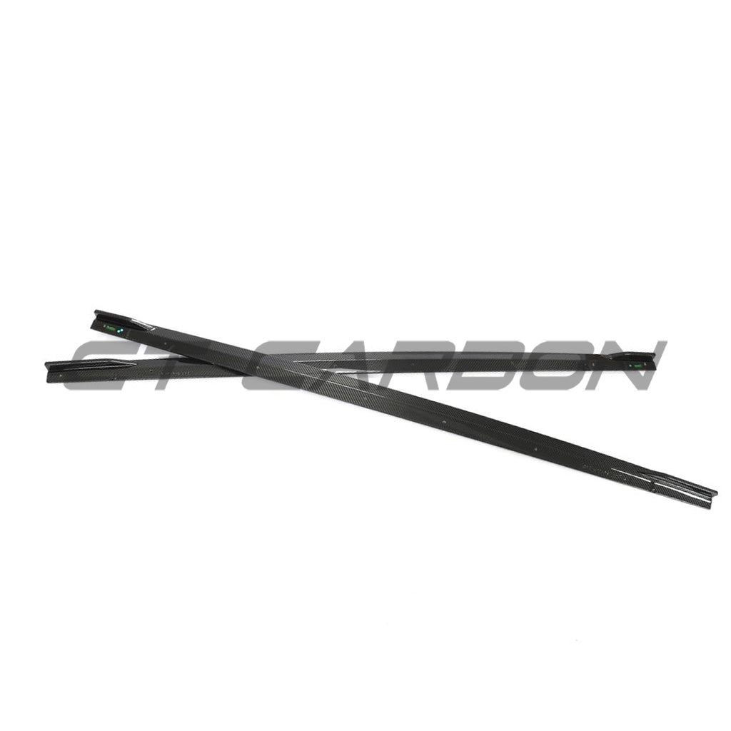 AUDI RS6/RS7 C8 AVANT 2019+ CARBON FIBRE SIDE SKIRTS - V1 - CT DESIGN