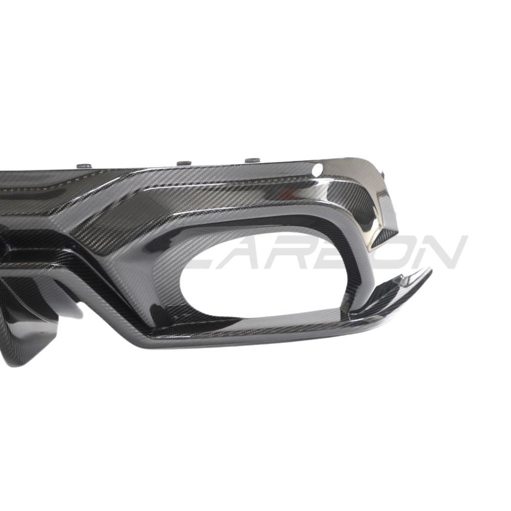 AUDI RSQ8 2020-2024 PRE-FACELIFT CARBON FIBRE DIFFUSER (Gloss Carbon) - CT DESIGN
