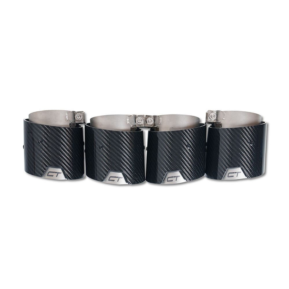 BMW M2, M3, M4 G87/G80/G81/G82/G83 CARBON EXHAUST TIPS - STAINLESS (SET OF 4) BMW M2, M3, M4 G87/G80/G81/G82/G83 CARBON EXHAUST TIPS - STAINLESS (SET OF 4)