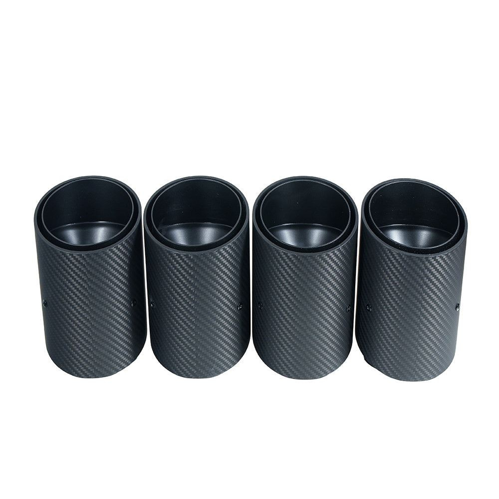 BMW G90 M5 & G99 M5 TOURING 2024+ CARBON FIBRE SLASH CUT EXHAUST TIPS - MATTE BLACK BMW G90 M5 & G99 M5 TOURING 2024+ CARBON FIBRE SLASH CUT EXHAUST TIPS - MATTE BLACK