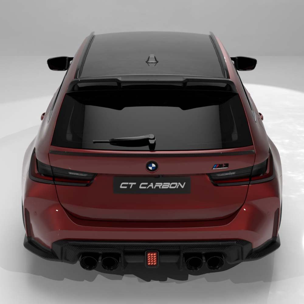 BMW G81 M3 & G21 3 SERIES TOURING 2018+ CARBON FIBRE MIDDLE SPOILER - CT DESIGN BMW G81 M3 & G21 3 SERIES TOURING 2018+ CARBON FIBRE MIDDLE SPOILER - CT DESIGN
