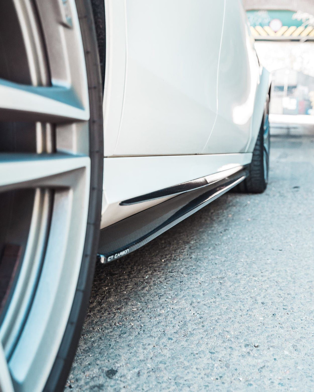 MERCEDES E63 W213 2018-2020 PRE-FACELIFT CARBON FIBRE SIDE SKIRTS - CT DESIGN
