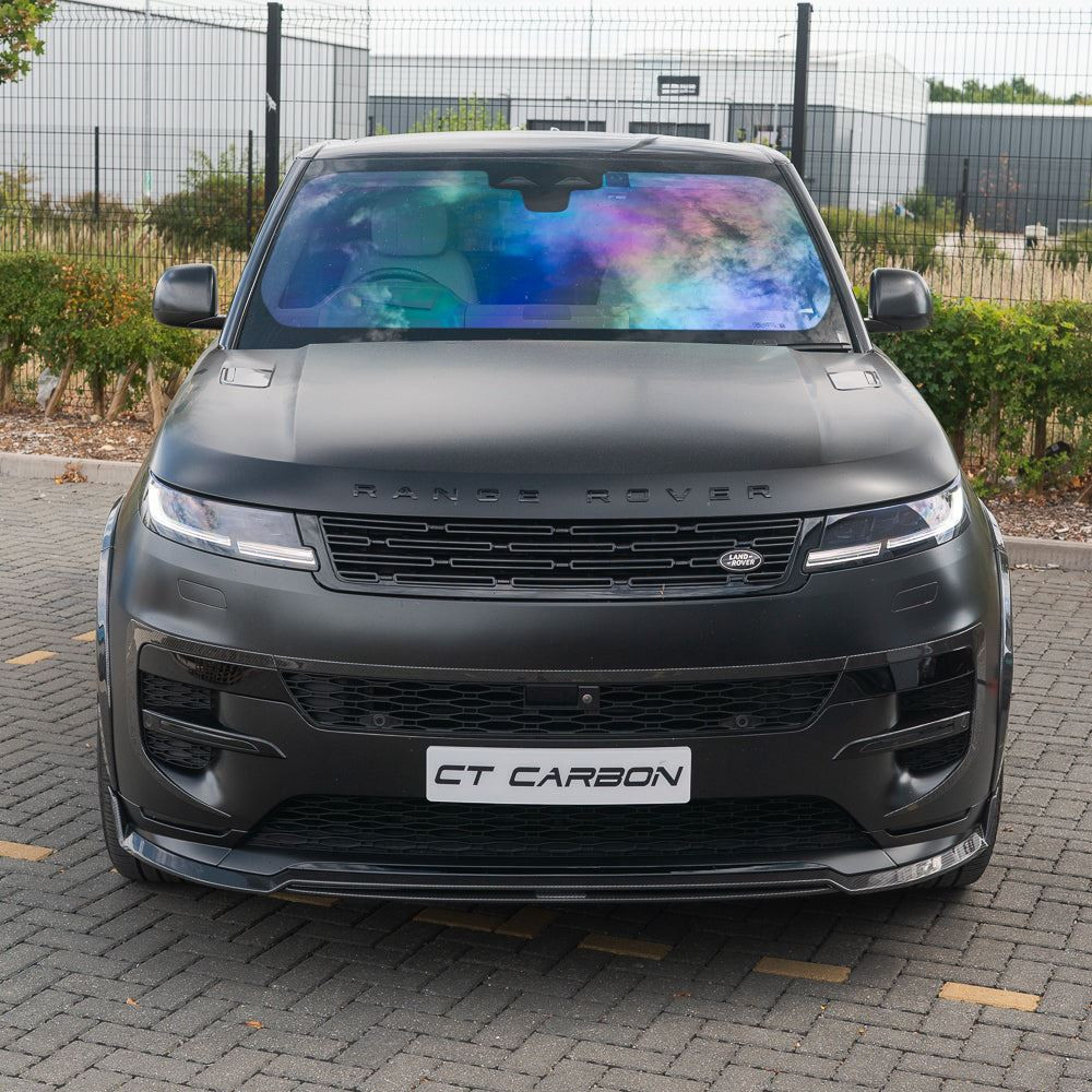 RANGE ROVER SPORT L461 2023+ CARBON FIBRE FRONT BUMPER TRIM - CT DESIGN