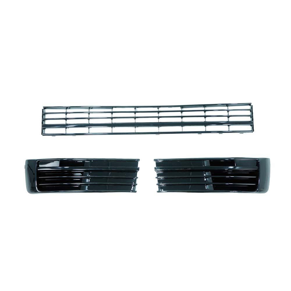 VOLKSWAGEN TRANSPORTER T6 2015-2019 GLOSS BLACK GRILLES