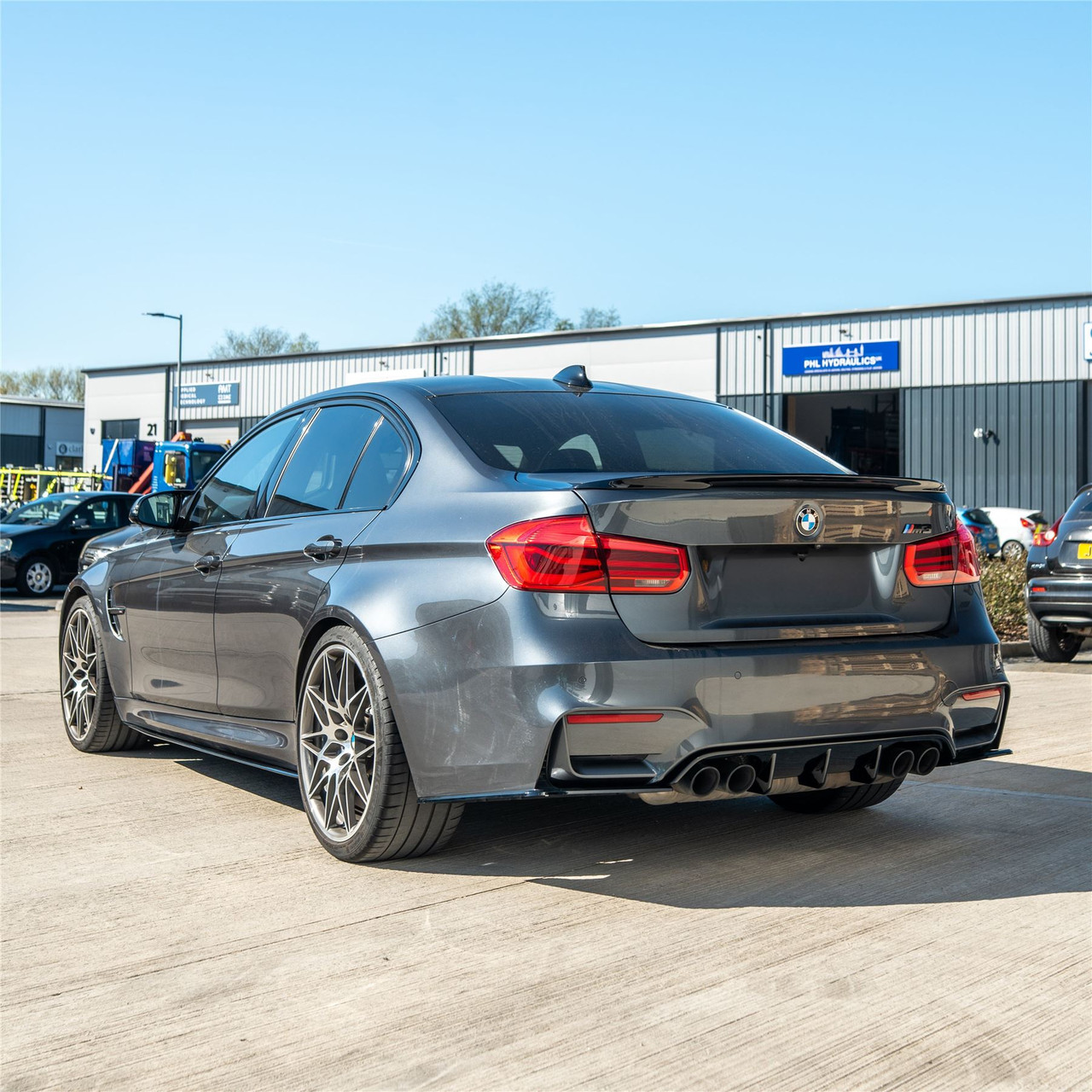 BMW 3 SERIES F30 GLOSS BLACK SPOILER - V1