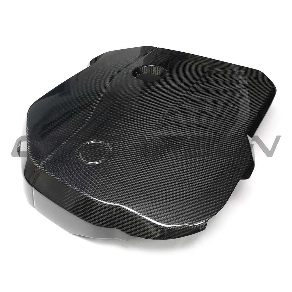 BMW G42 2 SERIES M240i 2022+ DRY CARBON FIBRE ENGINE COVER BMW G42 2 SERIES M240i 2022+ DRY CARBON FIBRE ENGINE COVER