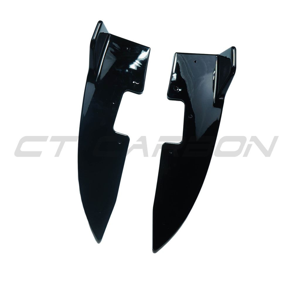 BMW 4 SERIES G22/G23 2020+ GLOSS BLACK REAR BUMPER CORNERS BMW 4 SERIES G22/G23 2020+ GLOSS BLACK REAR BUMPER CORNERS