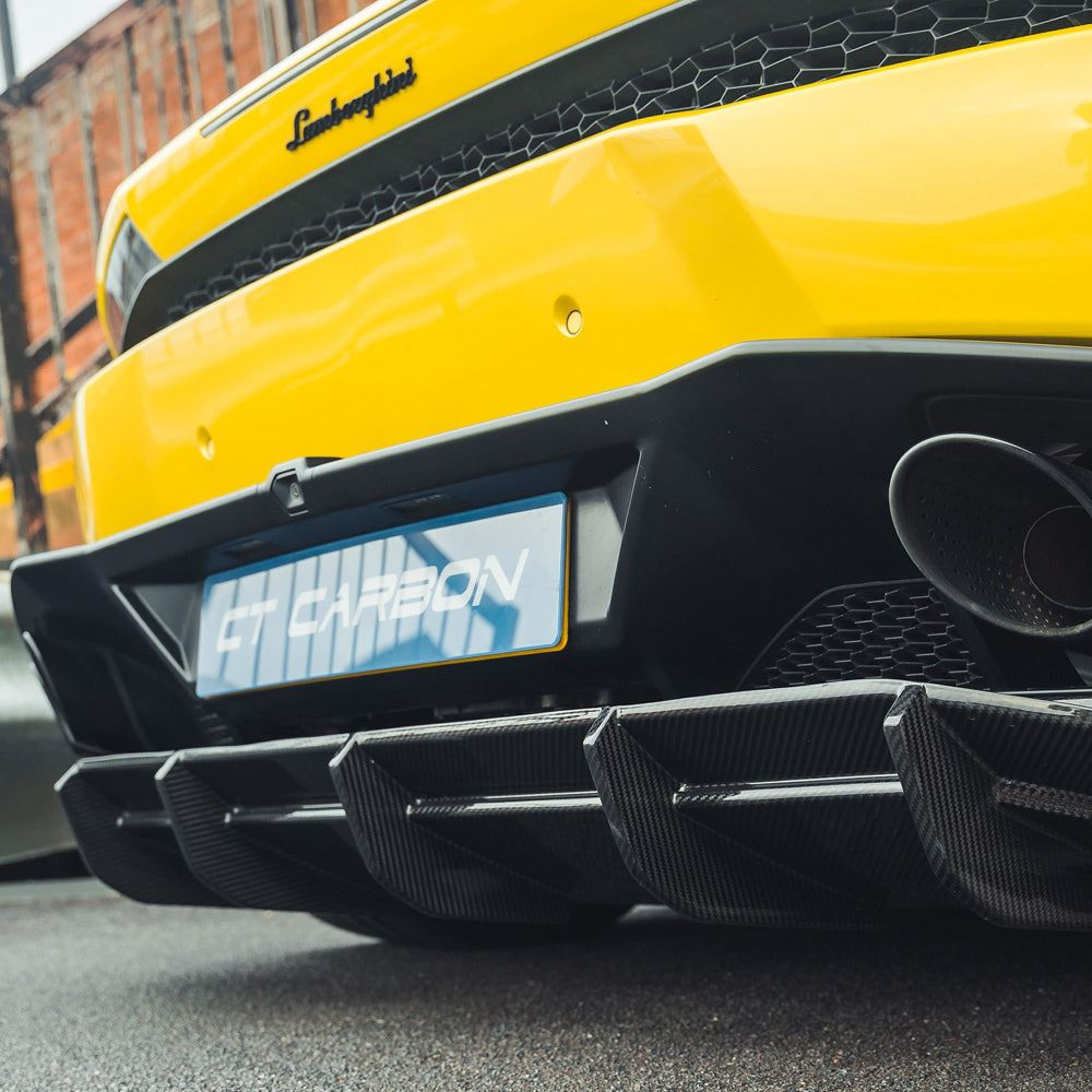 LAMBORGHINI HURACAN LP-610 CARBON FIBRE DIFFUSER - CT DESIGN LAMBORGHINI HURACAN LP-610 CARBON FIBRE DIFFUSER - CT DESIGN