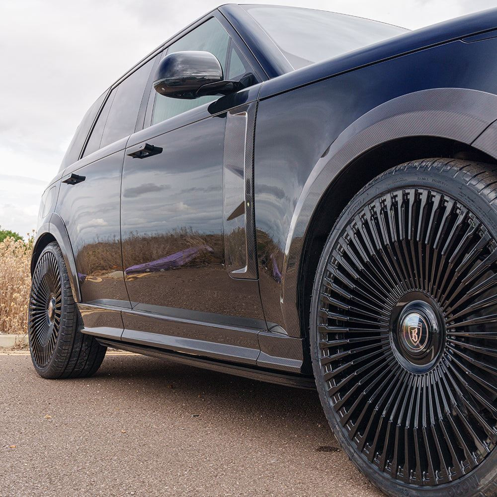 RANGE ROVER L460 2022+ CARBON FIBRE SIDE SKIRTS - CT DESIGN