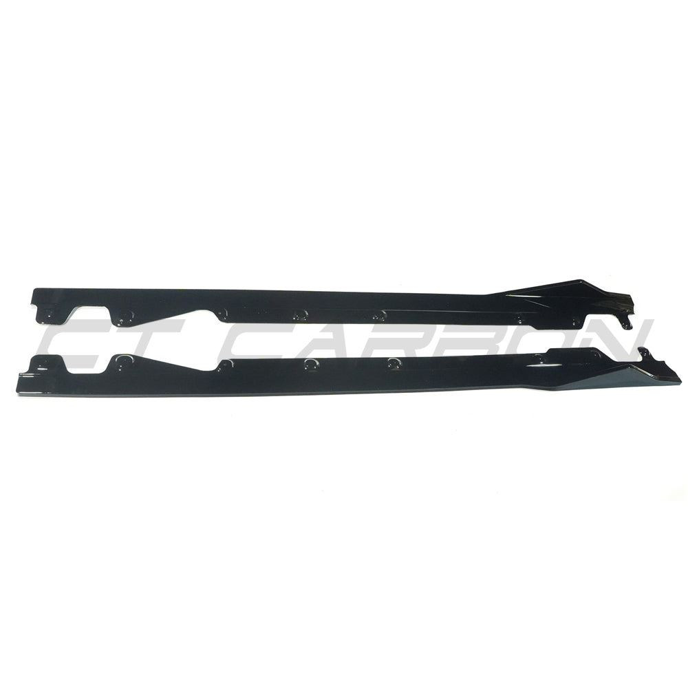 BMW G42 2 SERIES GLOSS BLACK SIDE SKIRTS - V2