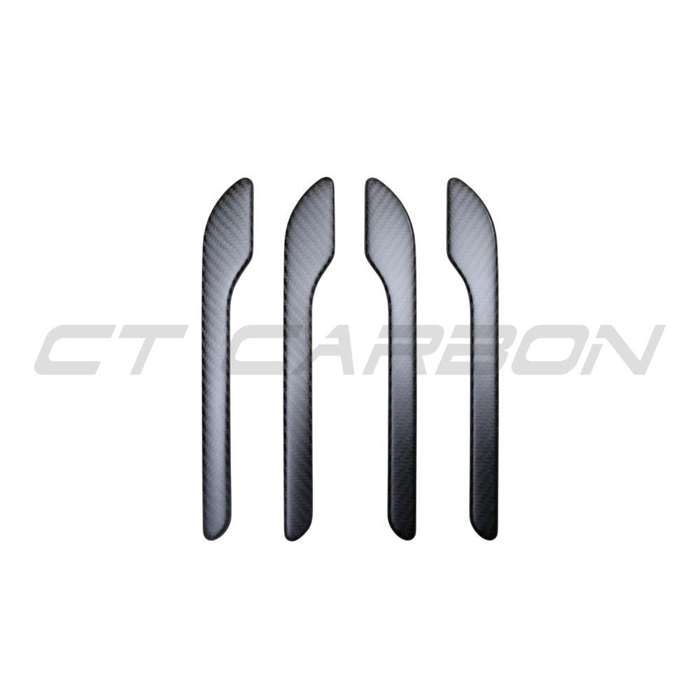 TESLA MODEL 3 & Y 2017+ MATTE CARBON FIBRE HANDLE COVERS