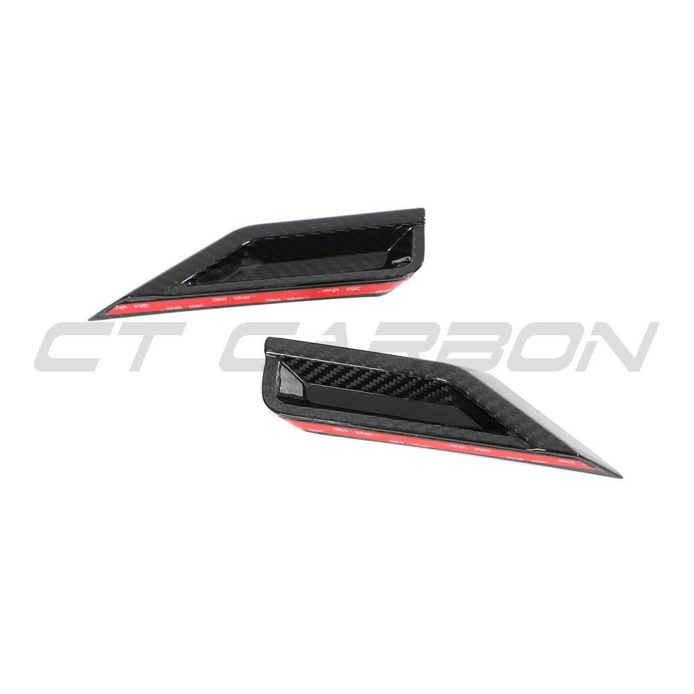BMW G87 M2 CARBON FIBRE FRONT HEAD LIGHT ADD ON - CT DESIGN BMW G87 M2 CARBON FIBRE FRONT HEAD LIGHT ADD ON - CT DESIGN