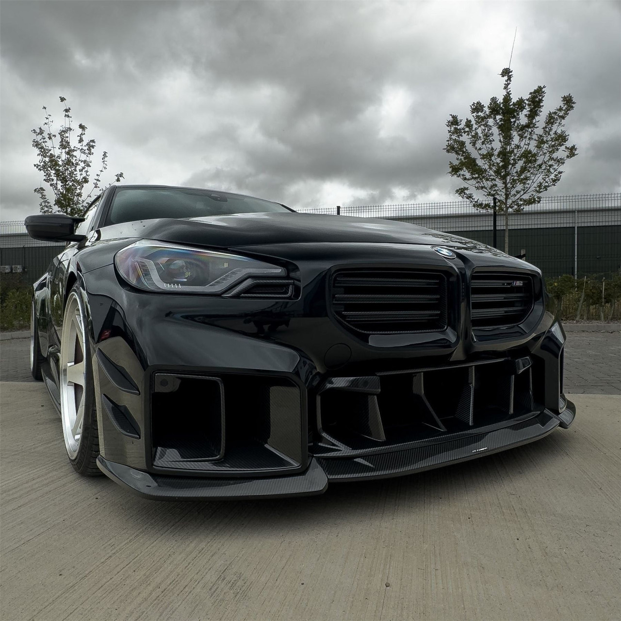 BMW G87 M2 CARBON FIBRE FRONT HEAD LIGHT ADD ON - CT DESIGN BMW G87 M2 CARBON FIBRE FRONT HEAD LIGHT ADD ON - CT DESIGN