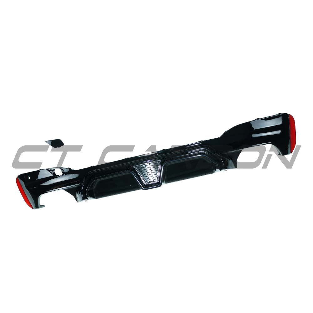 BMW G30/G31 5 SERIES 2017-2023 GLOSS BLACK DIFFUSER - V3