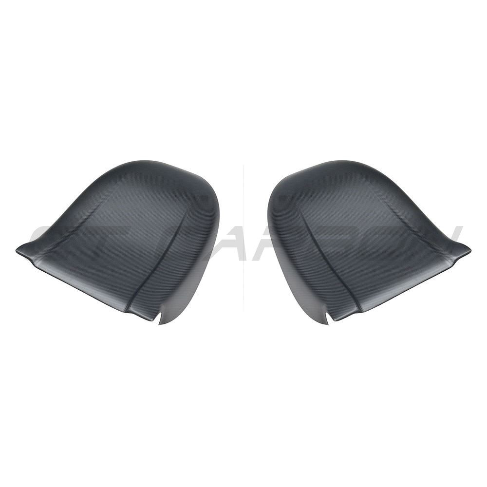 TESLA MODEL S 2021+ MATTE CARBON FIBRE REPLACEMENT SEAT BACKS