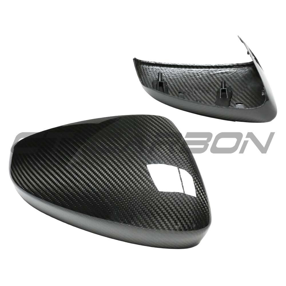 AUDI A3/S3/RS3 8Y 2022+ CARBON FIBRE MIRROR COVERS WITH LANE ASSIST - RHD