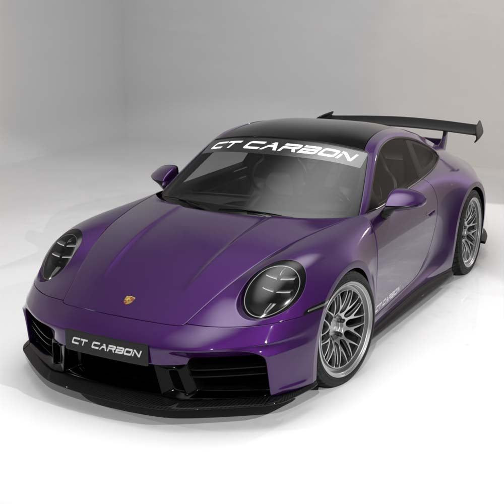 PORSCHE 911 992.2 CARRERA 2024+ CARBON FIBRE SPLITTER - CT DESIGN PORSCHE 911 992.2 CARRERA 2024+ CARBON FIBRE SPLITTER - CT DESIGN