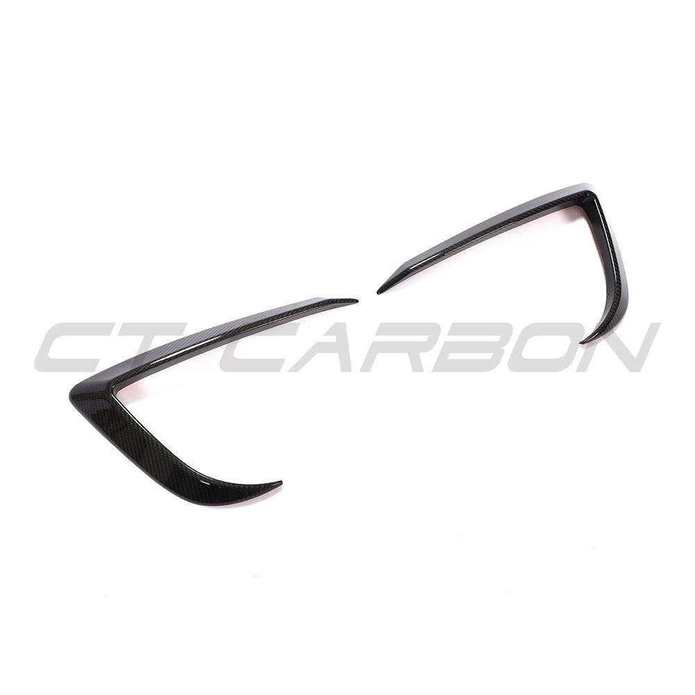 TESLA MODEL 3 2017-2023 CARBON FIBRE FRONT BUMPER CANARDS