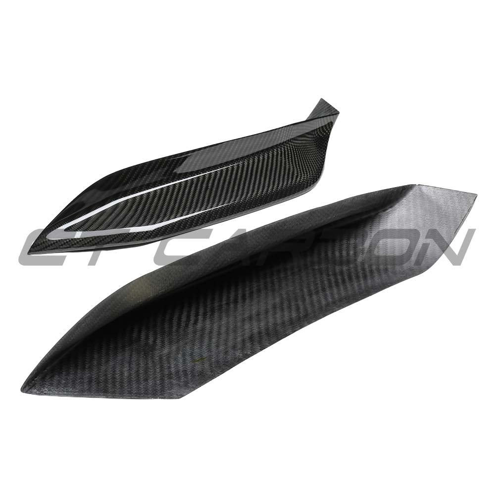 BMW M3/M4 (F80 F82 F83) 2014-2020 UPPER FRONT CARBON FIBRE CANARDS BMW M3/M4 (F80 F82 F83) 2014-2020 UPPER FRONT CARBON FIBRE CANARDS